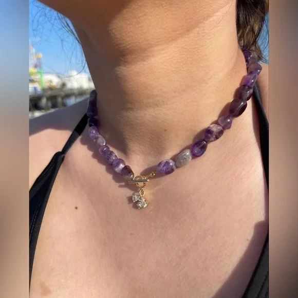 HANDMADE CRYSTAL QUARTZ JEWELRY NECKLACE - Picture 5 of 5